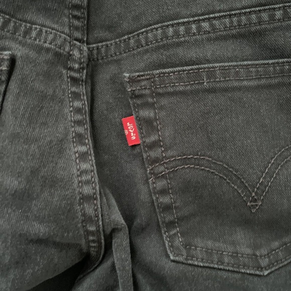 Levis 550 Womens Size 6 Relaxed Boot Cut Denim Jeans Black vintage 90’s - Picture 5 of 12